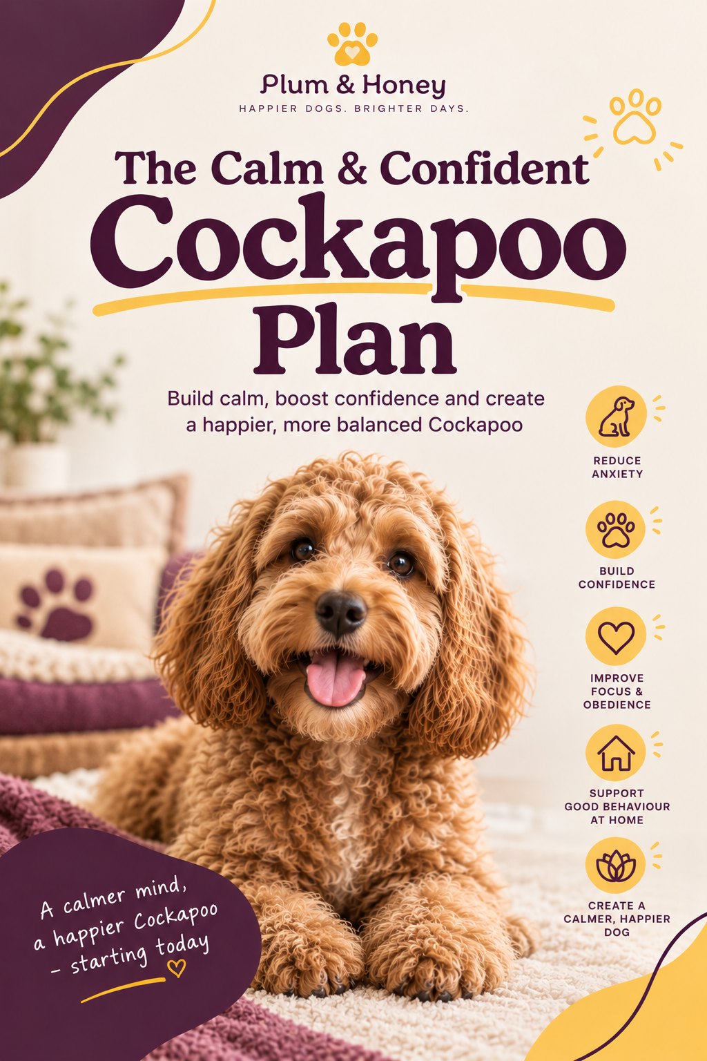 The Calm and Confident Cockapoo Plan cover