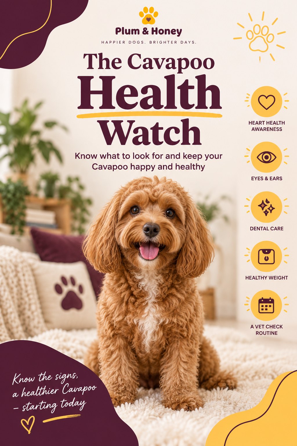 The Cavapoo Health Watch cover
