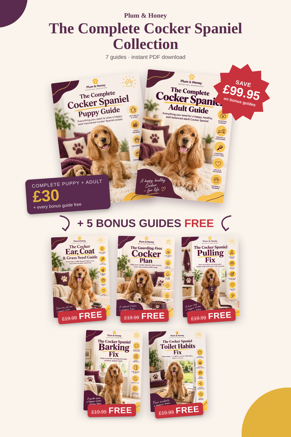 Complete Cocker Spaniel Collection