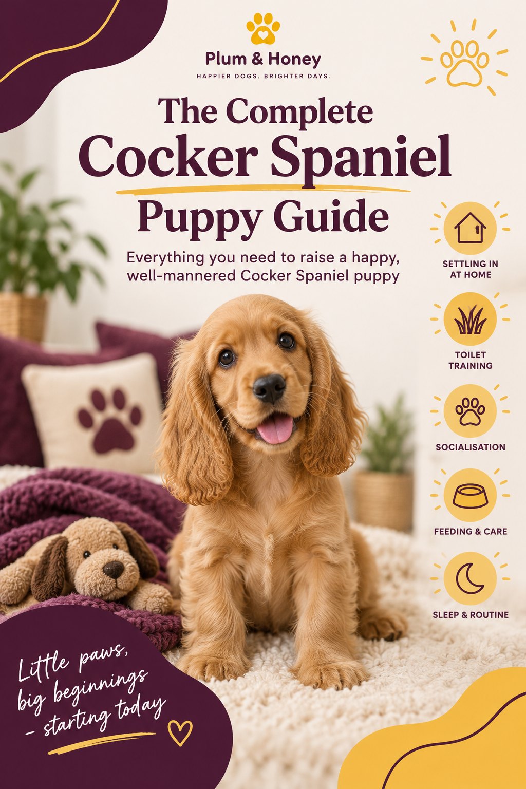The Complete Cocker Spaniel Puppy Guide cover