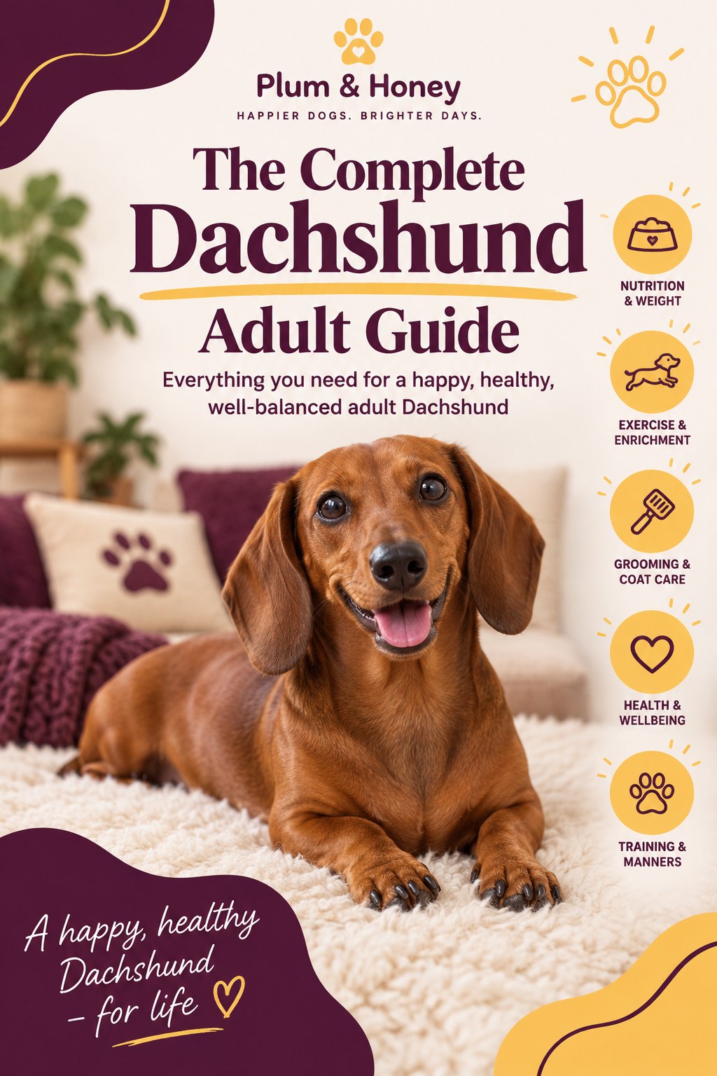 The Complete Dachshund Adult Guide cover