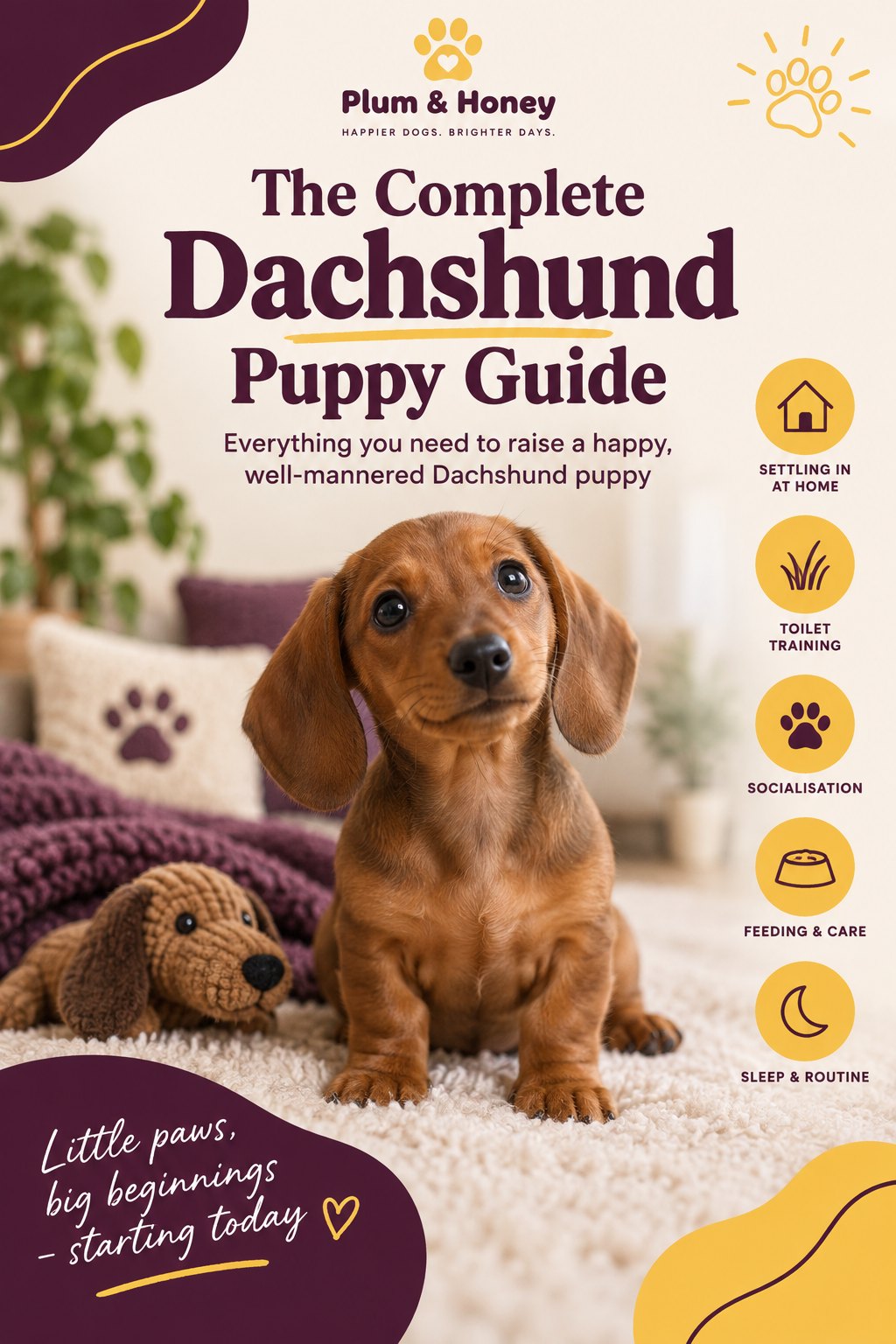 The Complete Dachshund Puppy Guide cover
