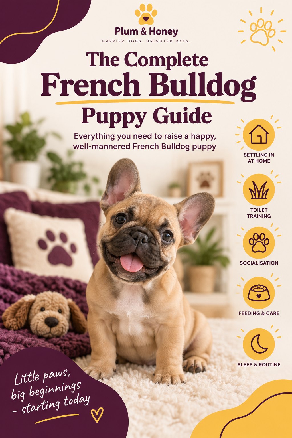 The Complete French Bulldog Puppy Guide cover
