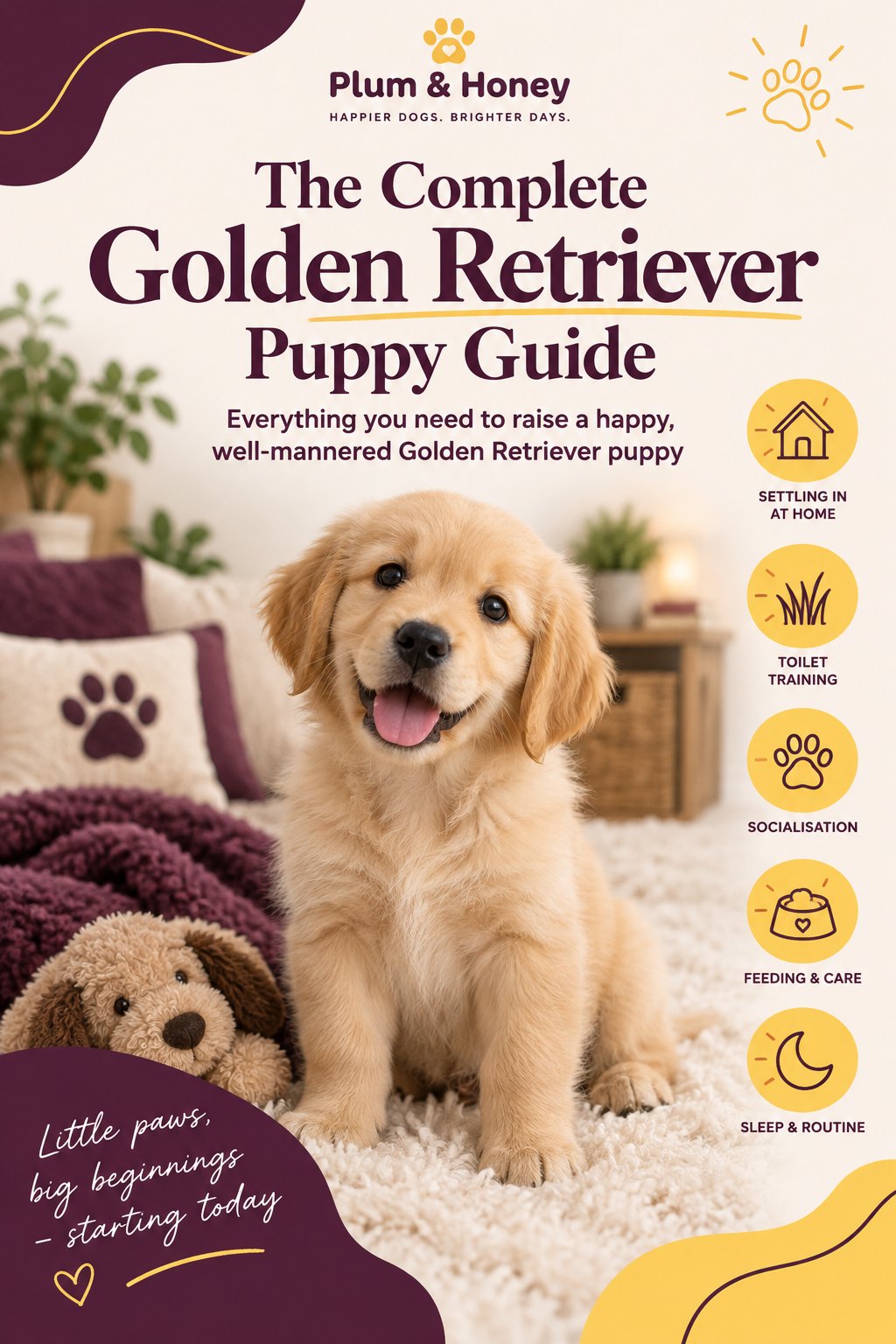 The Complete Golden Retriever Puppy Guide cover