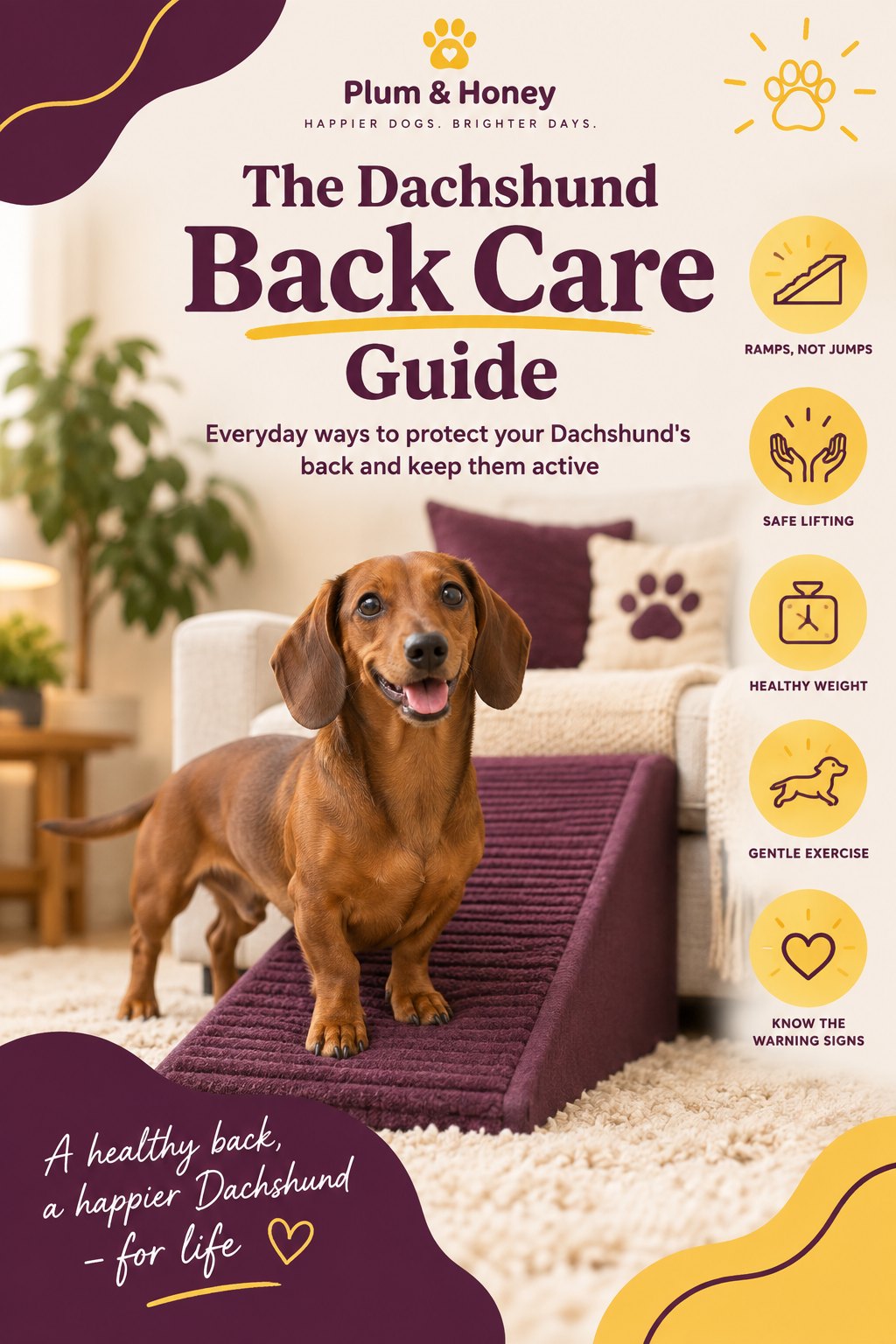 The Dachshund Back Care Guide cover