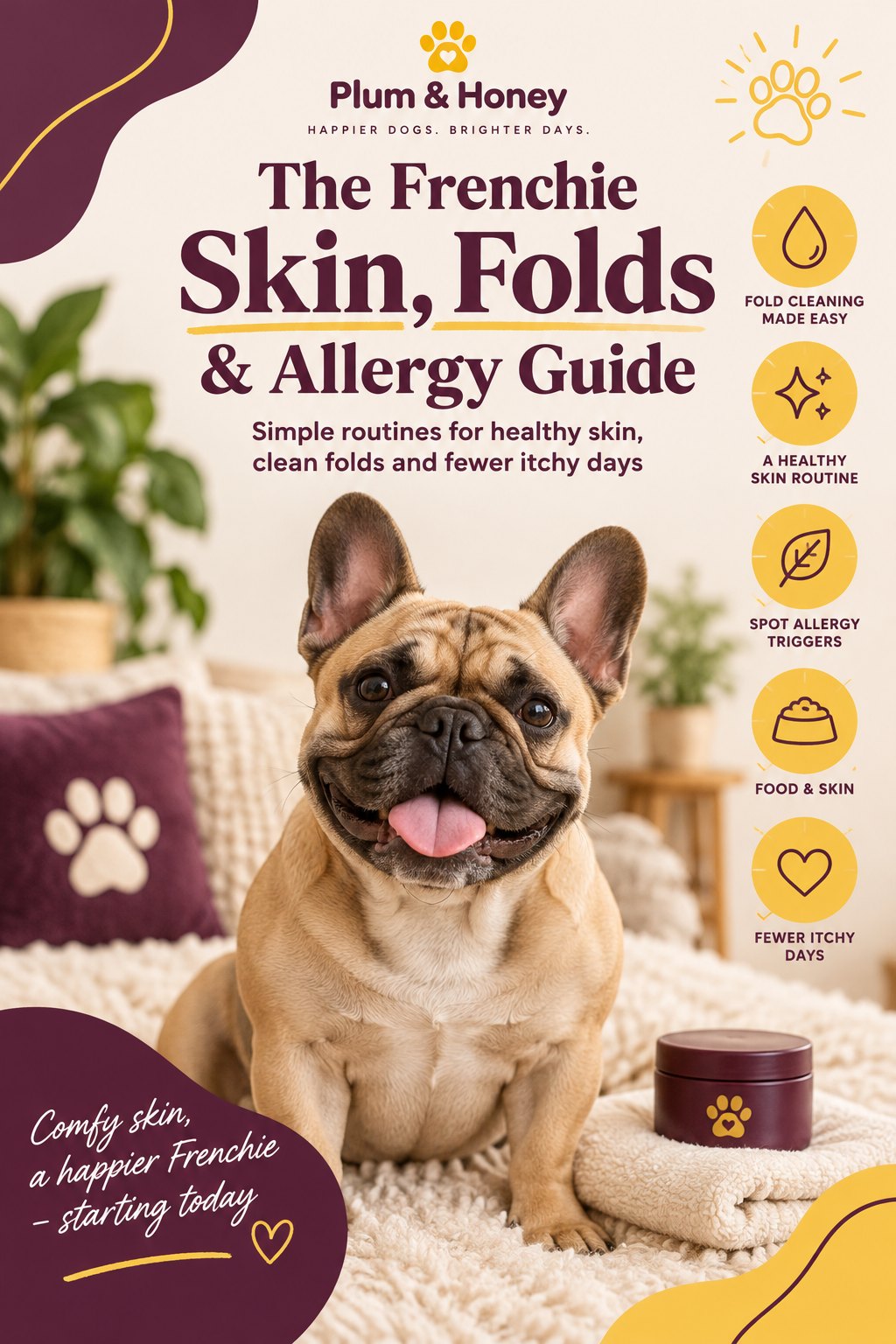 The Frenchie Skin Folds and Allergy Guide cover
