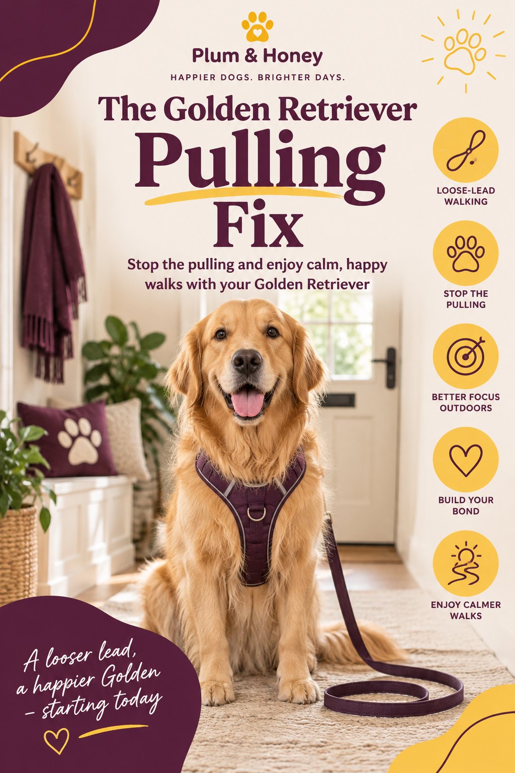 The Golden Retriever Pulling Fix cover