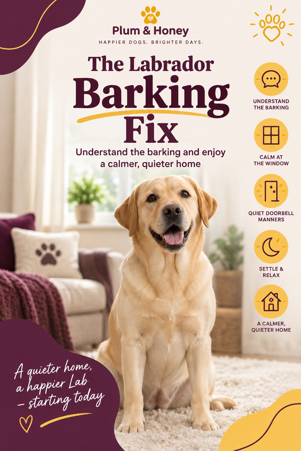 The Labrador Barking Fix cover
