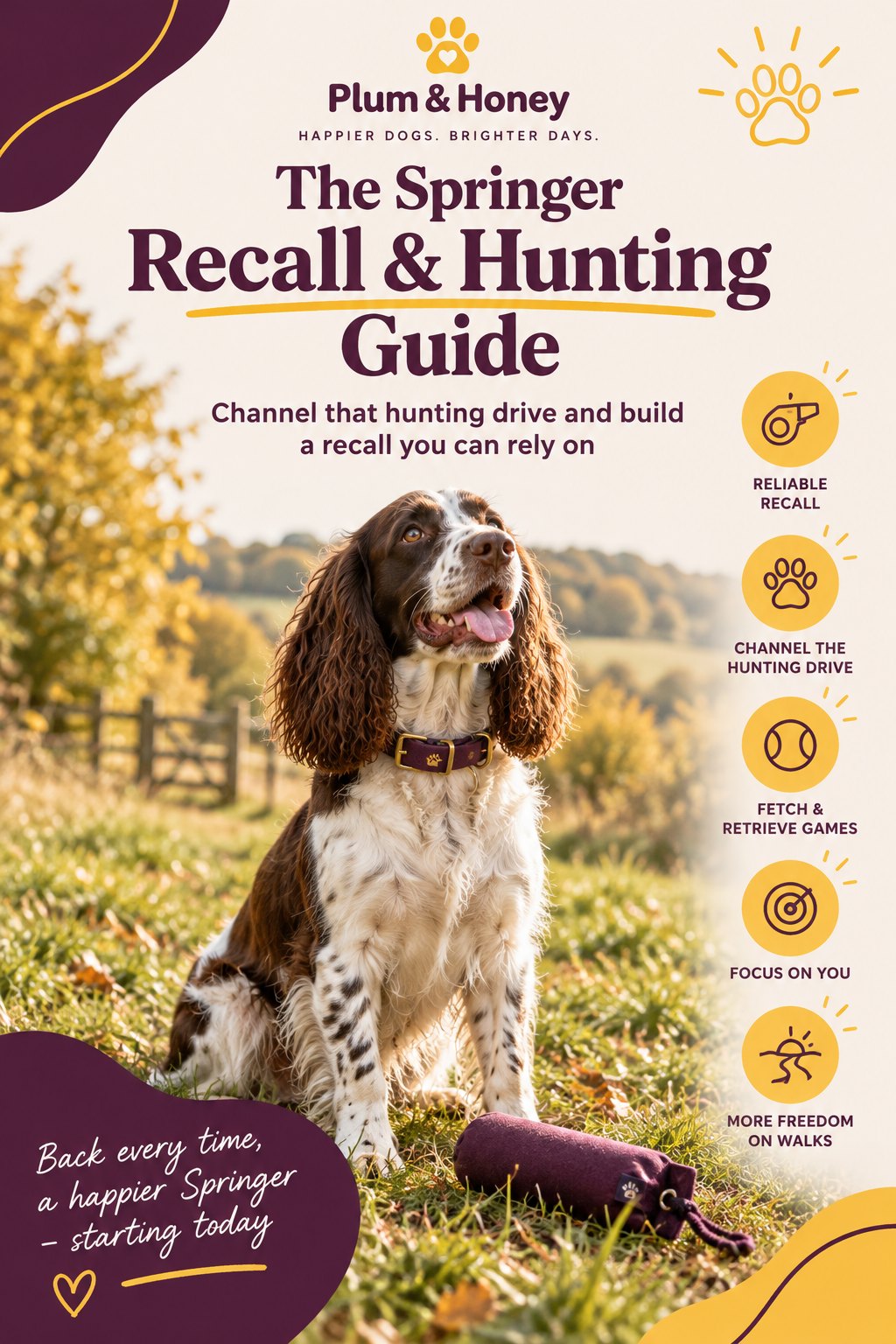 The Springer Recall and Hunting Guide cover