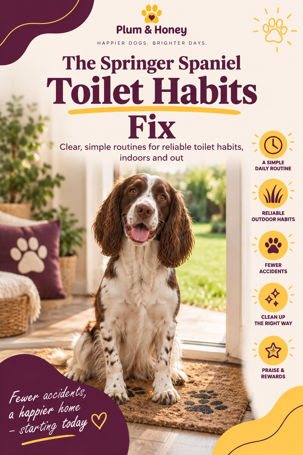 The Springer Spaniel Toilet Habits Fix cover